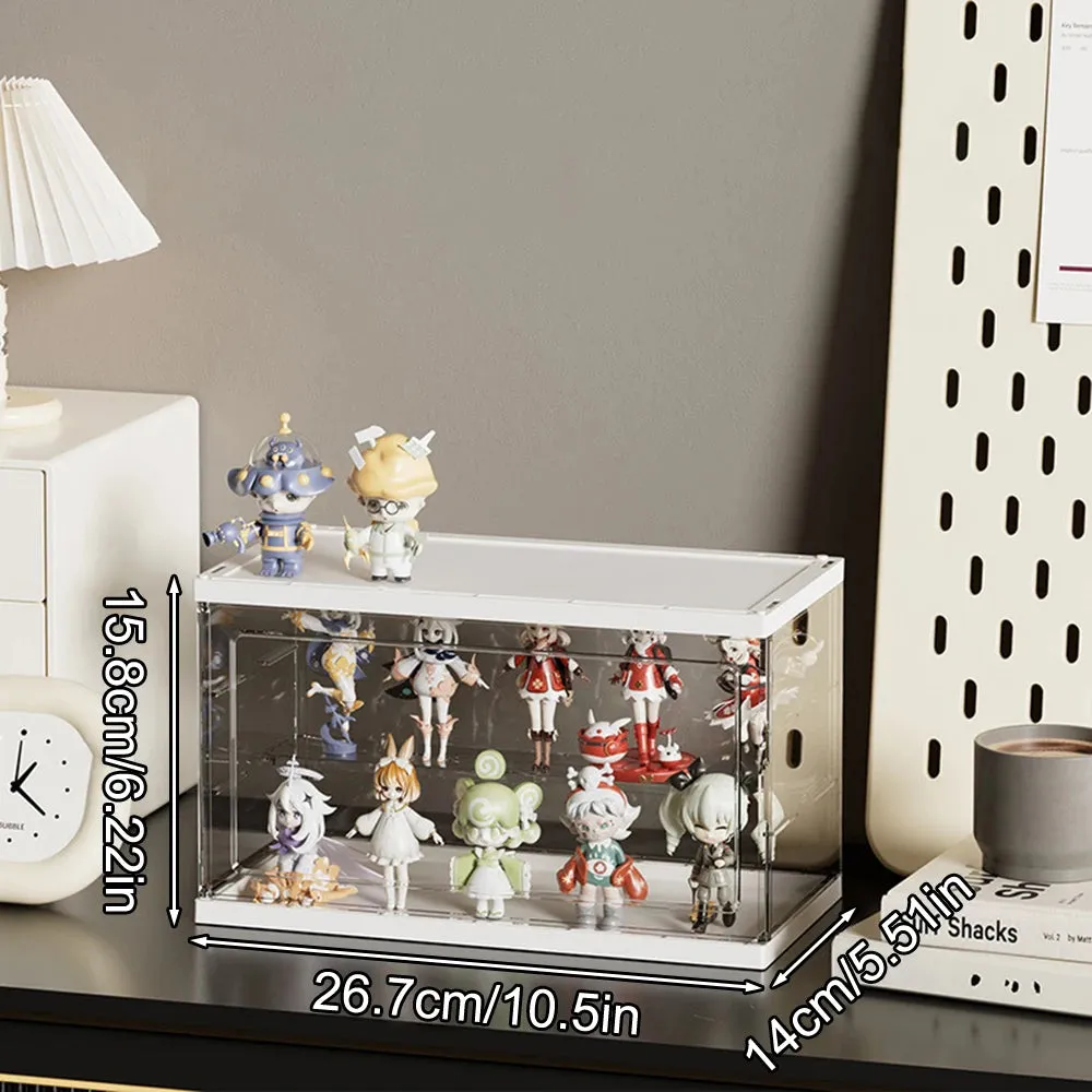 Master of Music Blind Box Display Rack | Transparent Acrylic Display Cabinet with Bubble Mat for Dolls