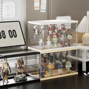 Master of Music Blind Box Display Rack | Transparent Acrylic Display Cabinet with Bubble Mat for Dolls