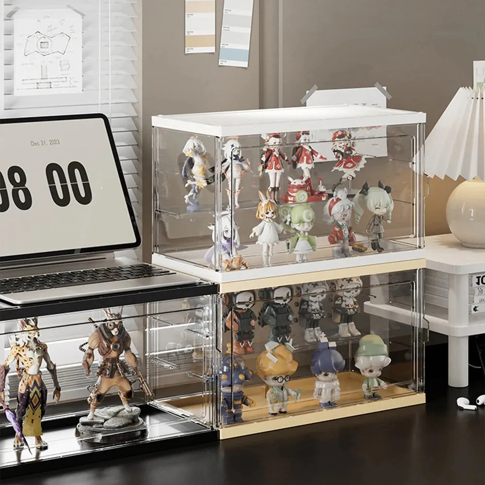 Master of Music Blind Box Display Rack | Transparent Acrylic Display Cabinet with Bubble Mat for Dolls