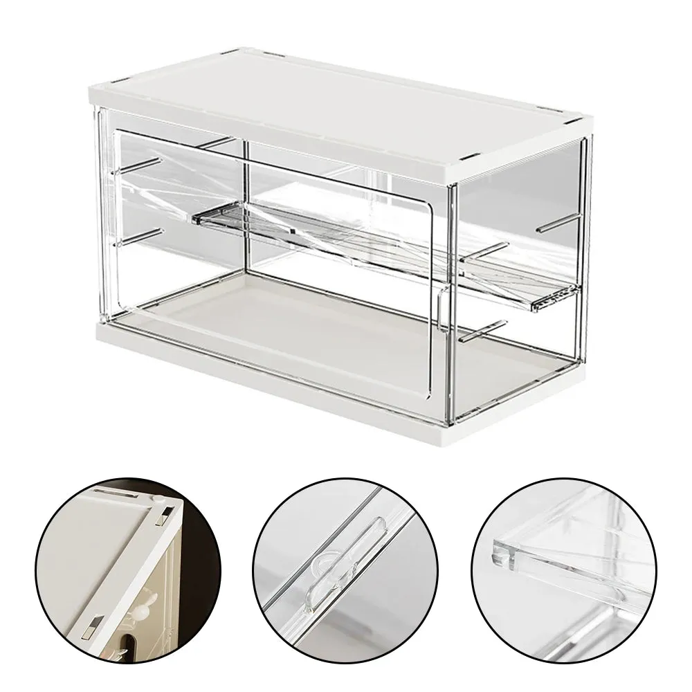 Master of Music Blind Box Display Rack | Transparent Acrylic Display Cabinet with Bubble Mat for Dolls