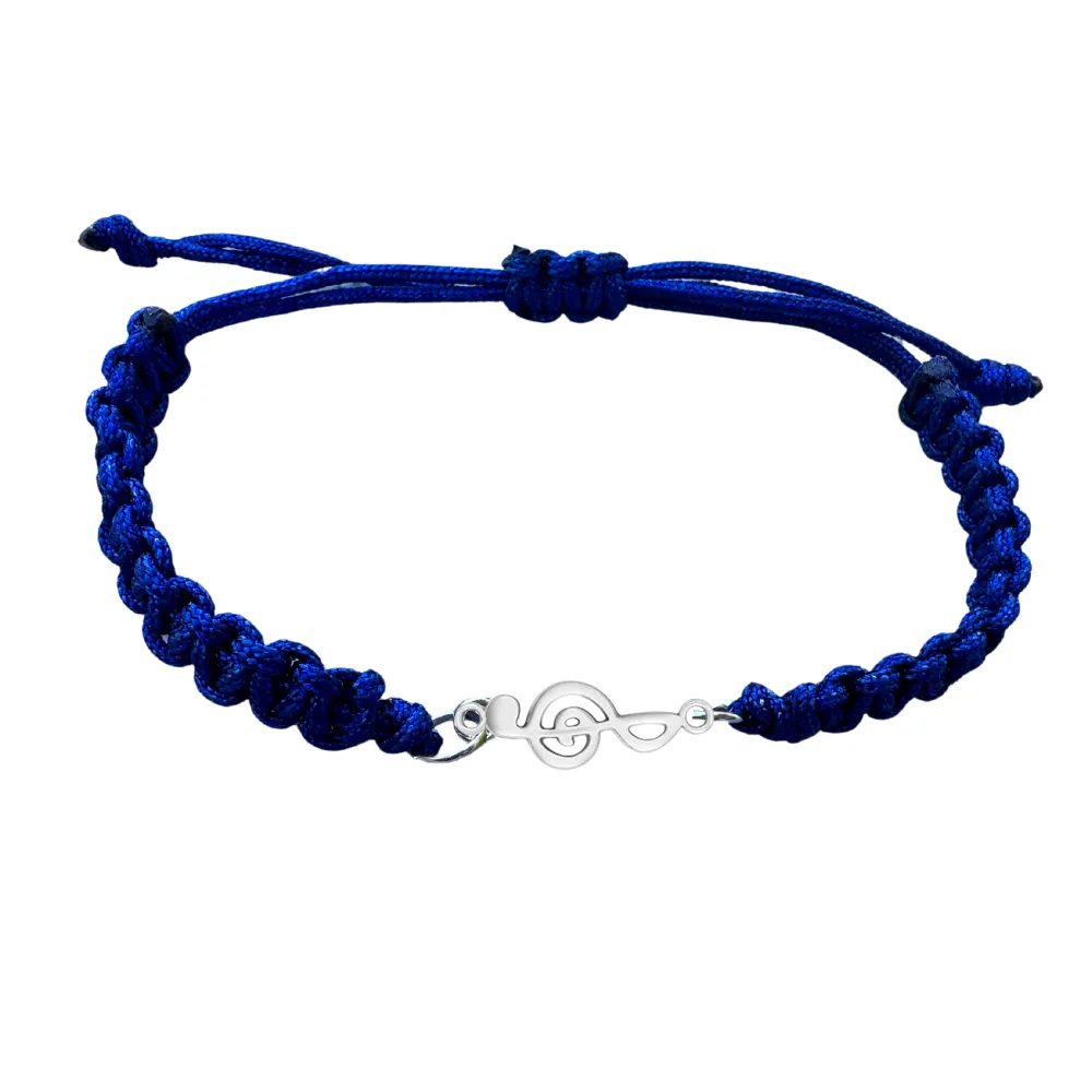 Music Note Rope Bracelet - Pick Color