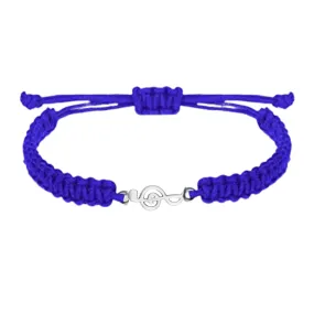 Music Note Rope Bracelet - Pick Color