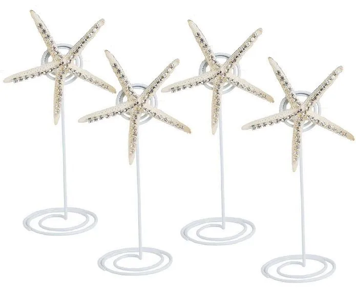 Neptune's Jewels Crystal Shell Placecard Holder Sets