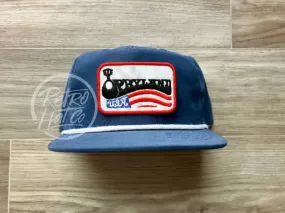 Opryland Nashville Patch on Blue Poly Retro Rope Hat