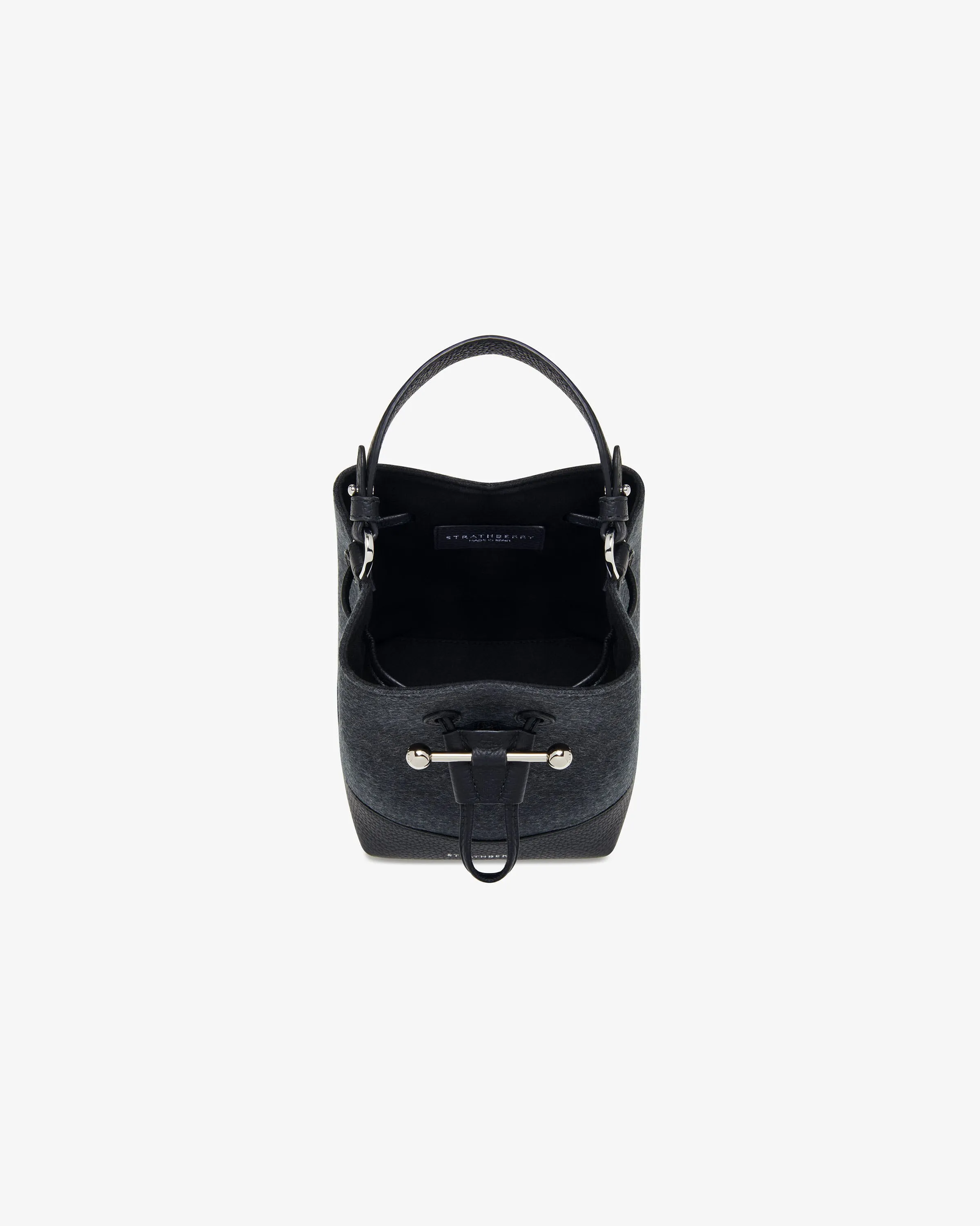 Osette - Cashmere/Leather Charcoal Black