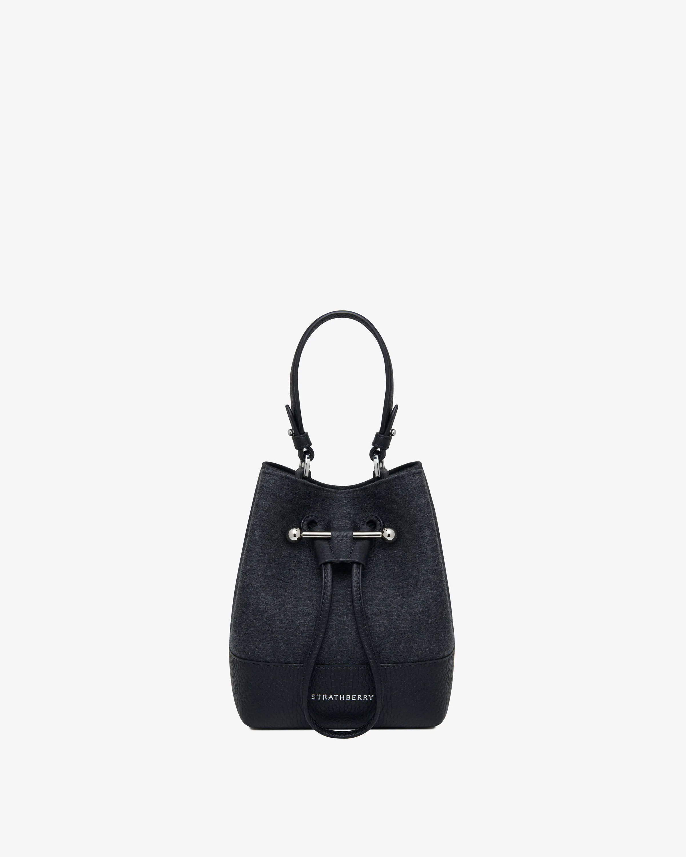 Osette - Cashmere/Leather Charcoal Black