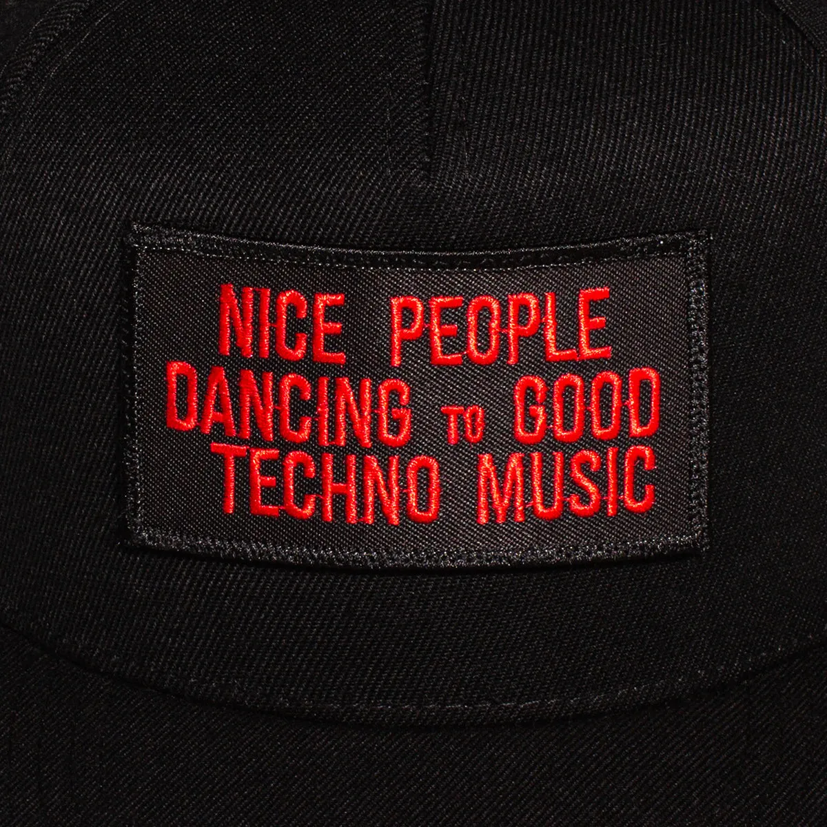 Peoples Techno - Snapback - Black