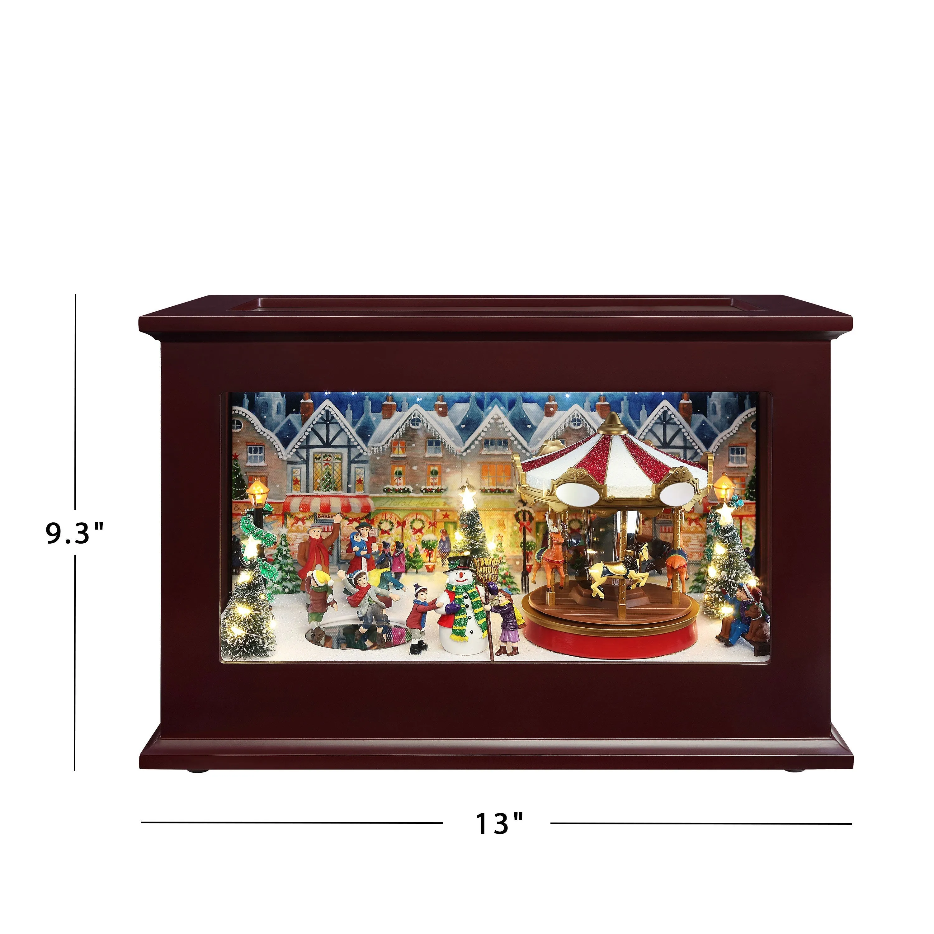 Personalized 13 in. Animated Heirloom Music Box