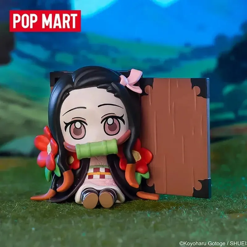 POP MART Demon Slayer Birth Flower Series | Anime Action Figures | Guess Bag Ornament | Home Decor Figurines | Desktop Dolls Model Gift