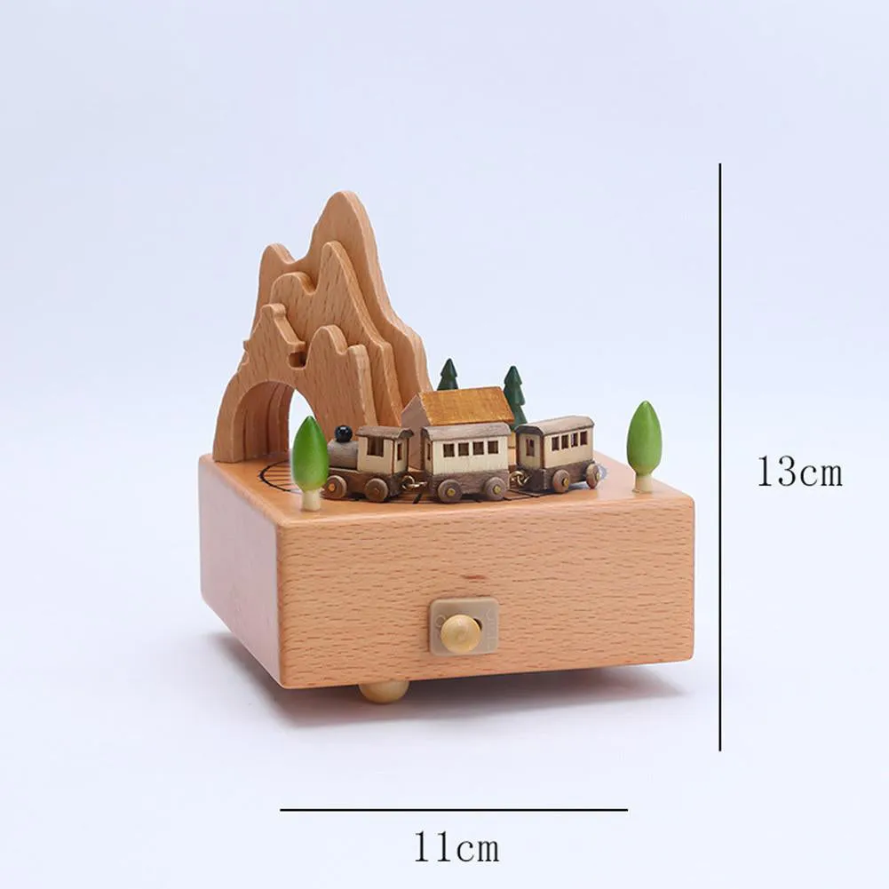 Premium Wooden Music Box for Birthday Present / Christmas Gift / Home Decoration