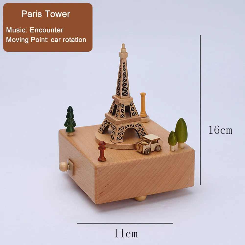 Premium Wooden Music Box for Birthday Present / Christmas Gift / Home Decoration