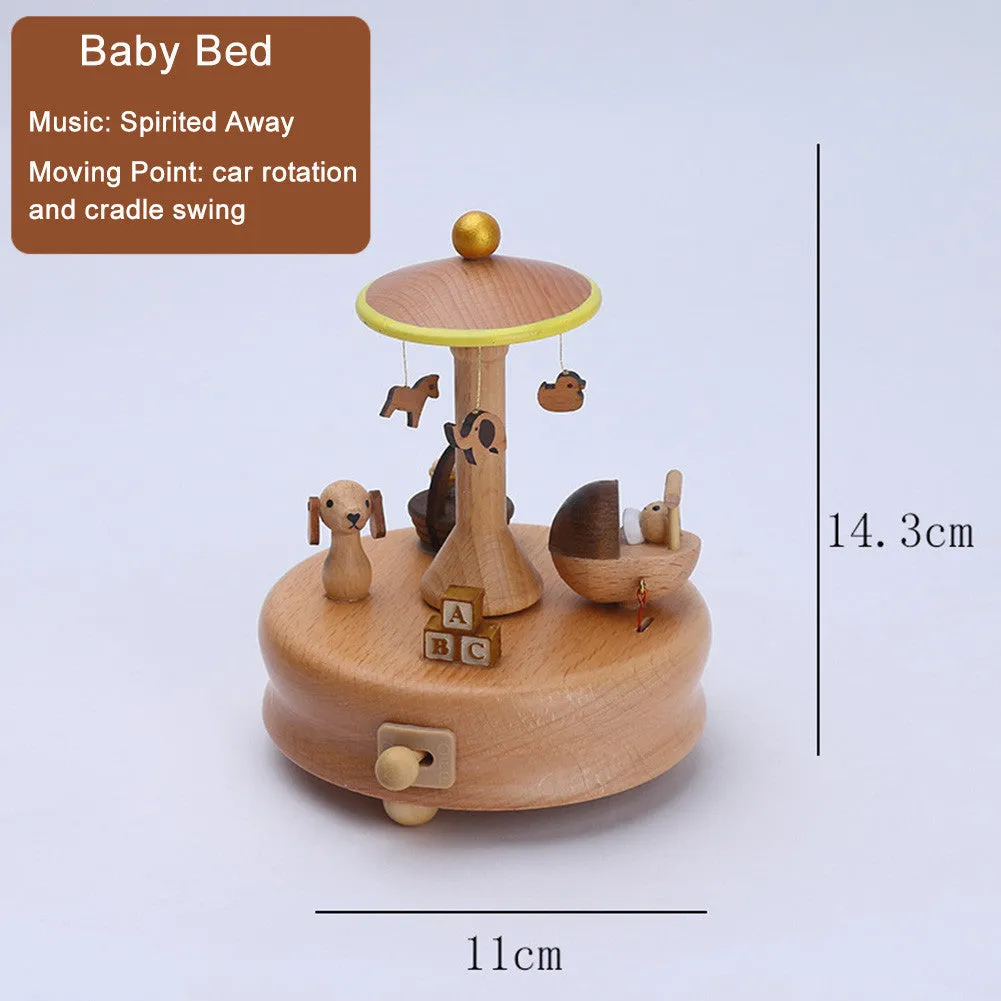 Premium Wooden Music Box for Birthday Present / Christmas Gift / Home Decoration