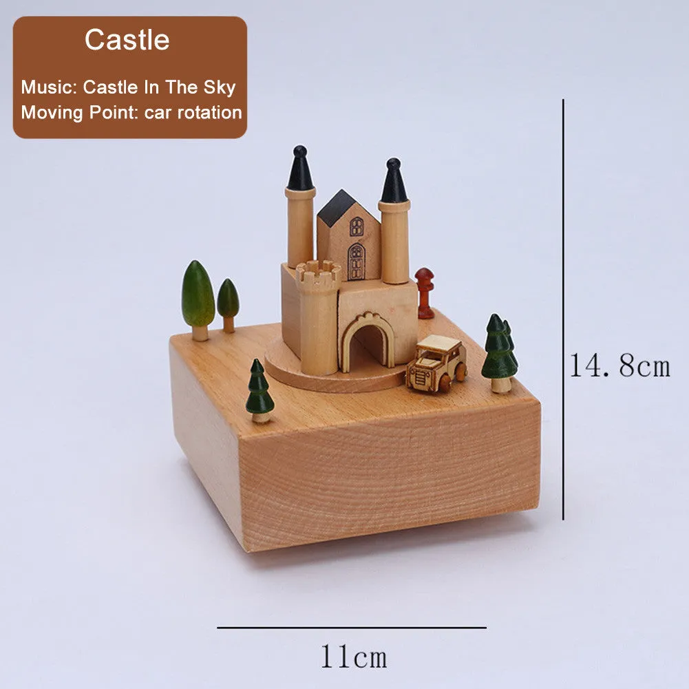 Premium Wooden Music Box for Birthday Present / Christmas Gift / Home Decoration