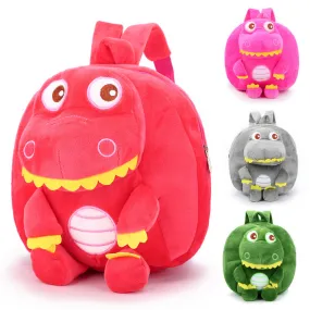 Red Small dinosaur children's plush backpack