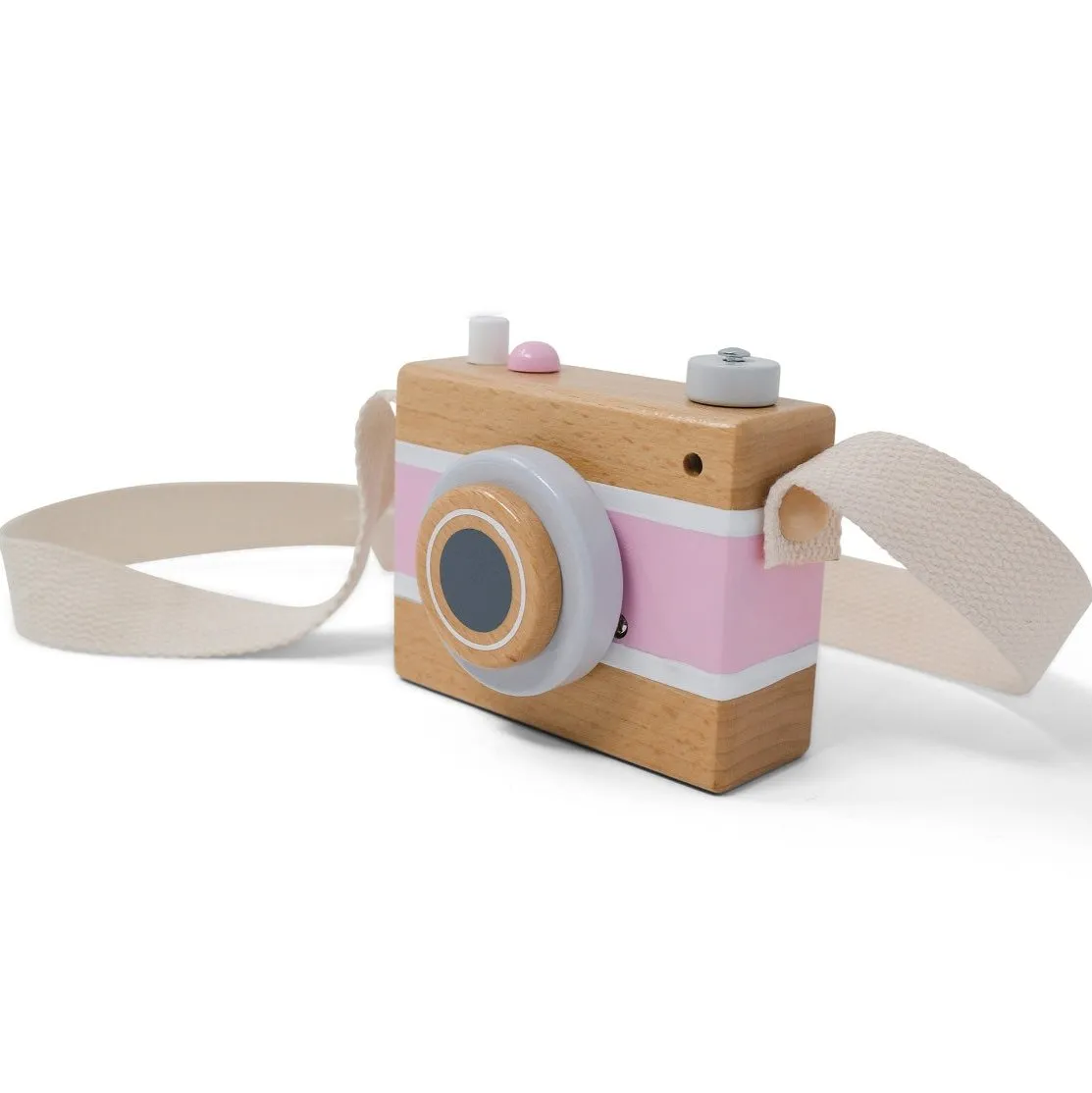 Retro Camera Wooden Music Box