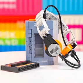 Retro Cassette Walkman building blocks kit