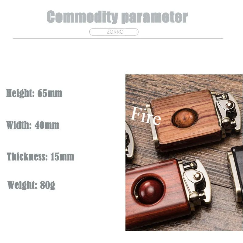 Retro Wooden Beads Rosewood Lighter