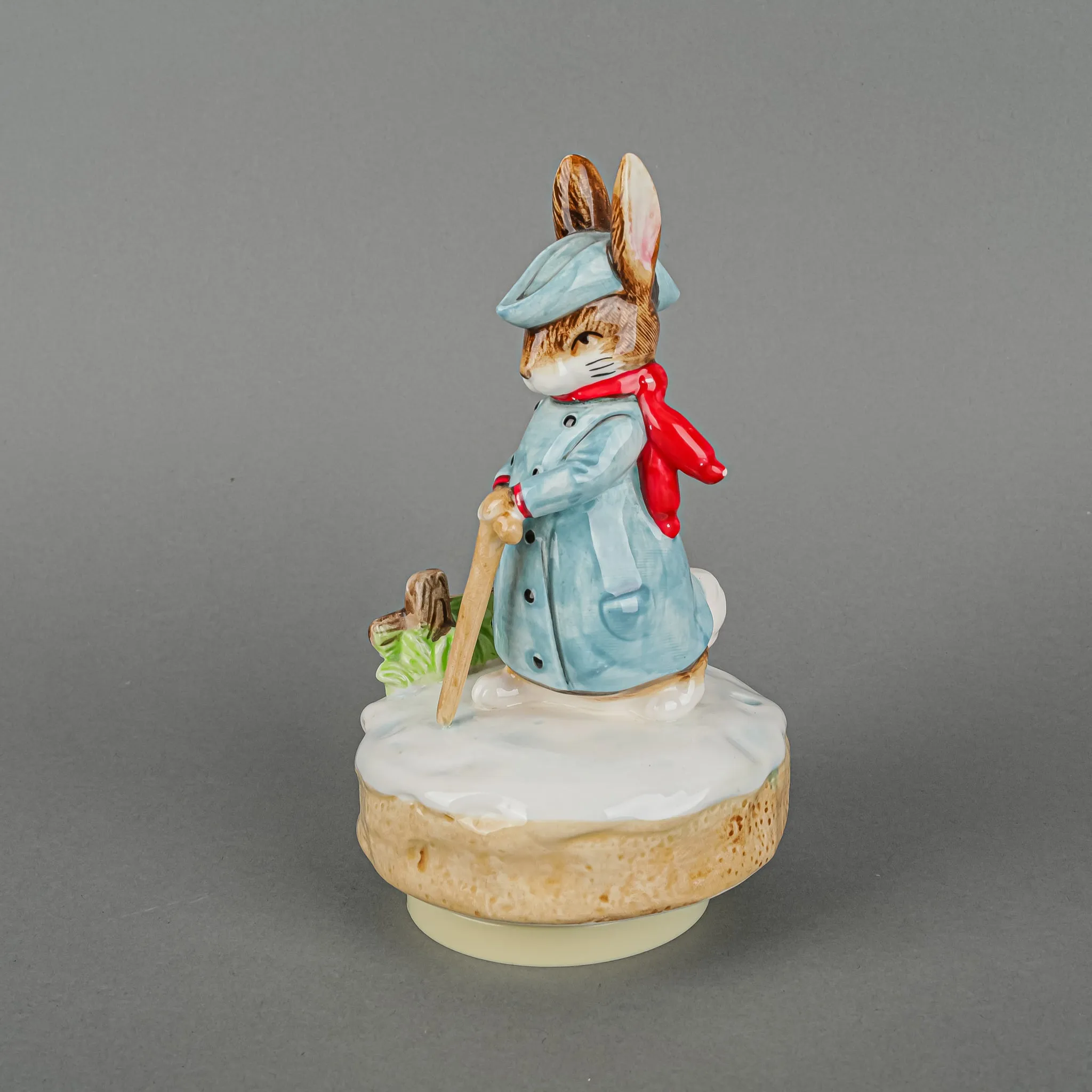 SCHMID Musical Collectible B.Potter's Gentleman In Snow