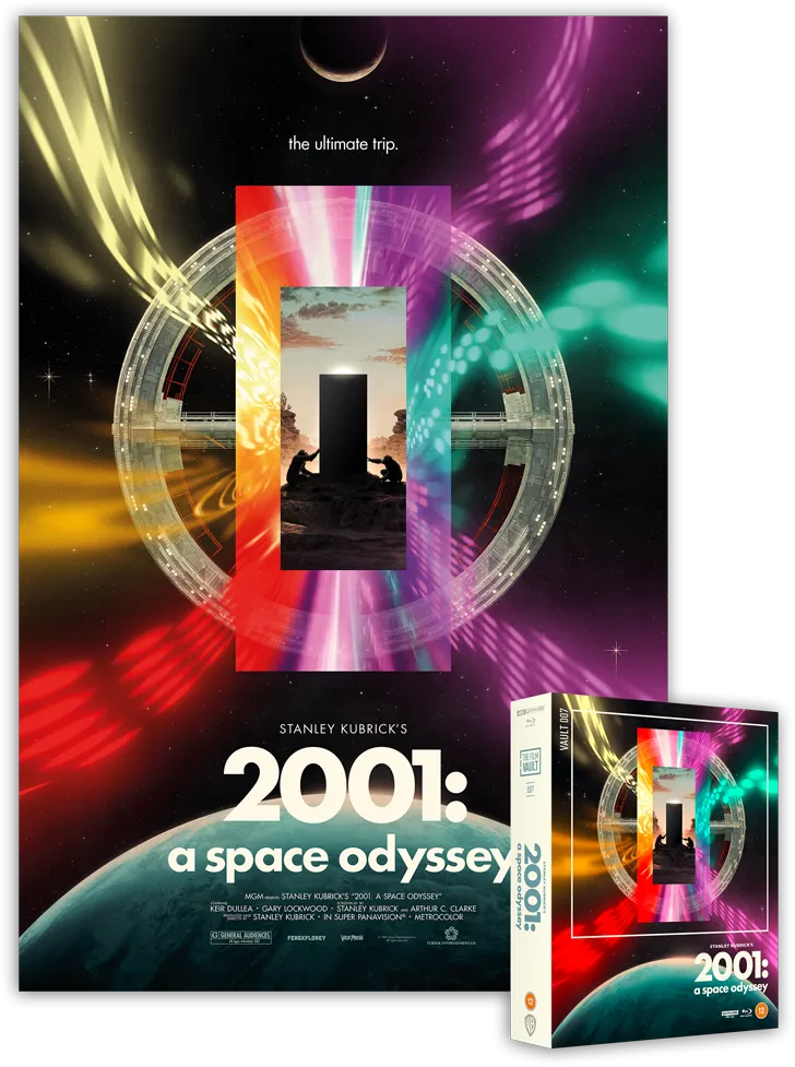 The Film Vault - 2001: A Space Odyssey 4K UHD & Exclusive Poster