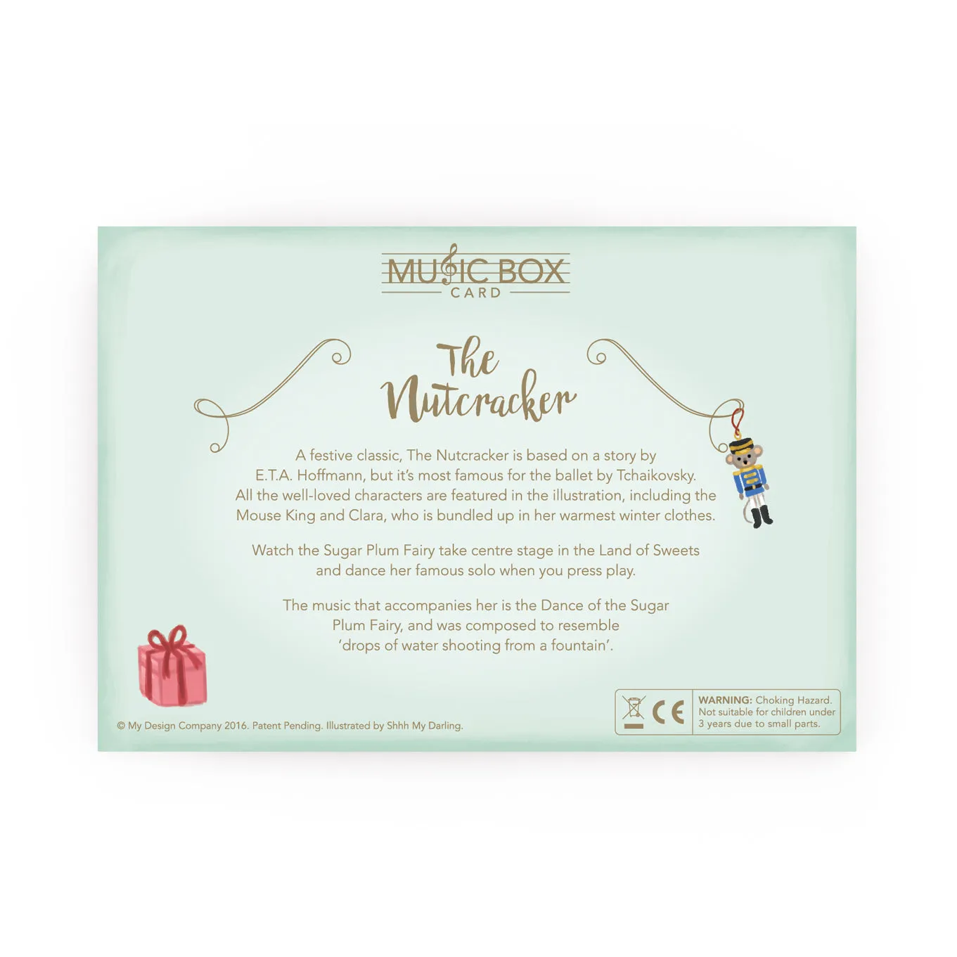 The Nutcracker Music Box Card