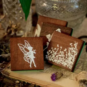 The Wizard of Oz Series Flower Fairy Silhouette Retro Decoration Wooden Stamps