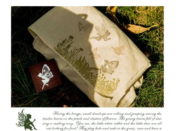 The Wizard of Oz Series Flower Fairy Silhouette Retro Decoration Wooden Stamps