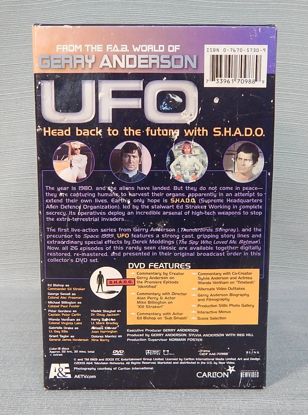 UFO: The Complete Megaset - From the F.A.B. World of Gerry Anderson - 8 DVD Box Set