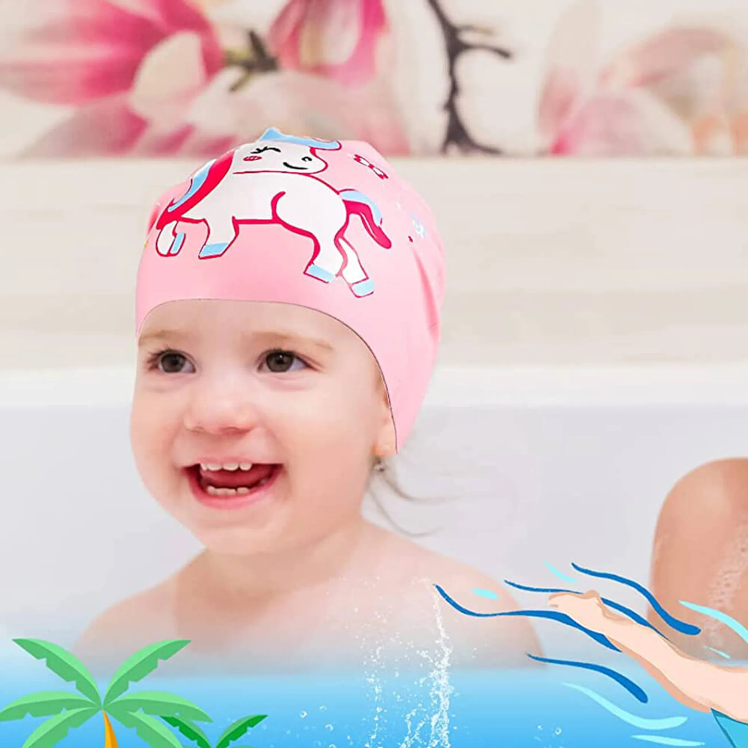 Unicorn Silicon Swim Cap