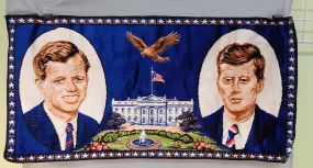 Vintage John and Robert Kennedy Wall Hanging