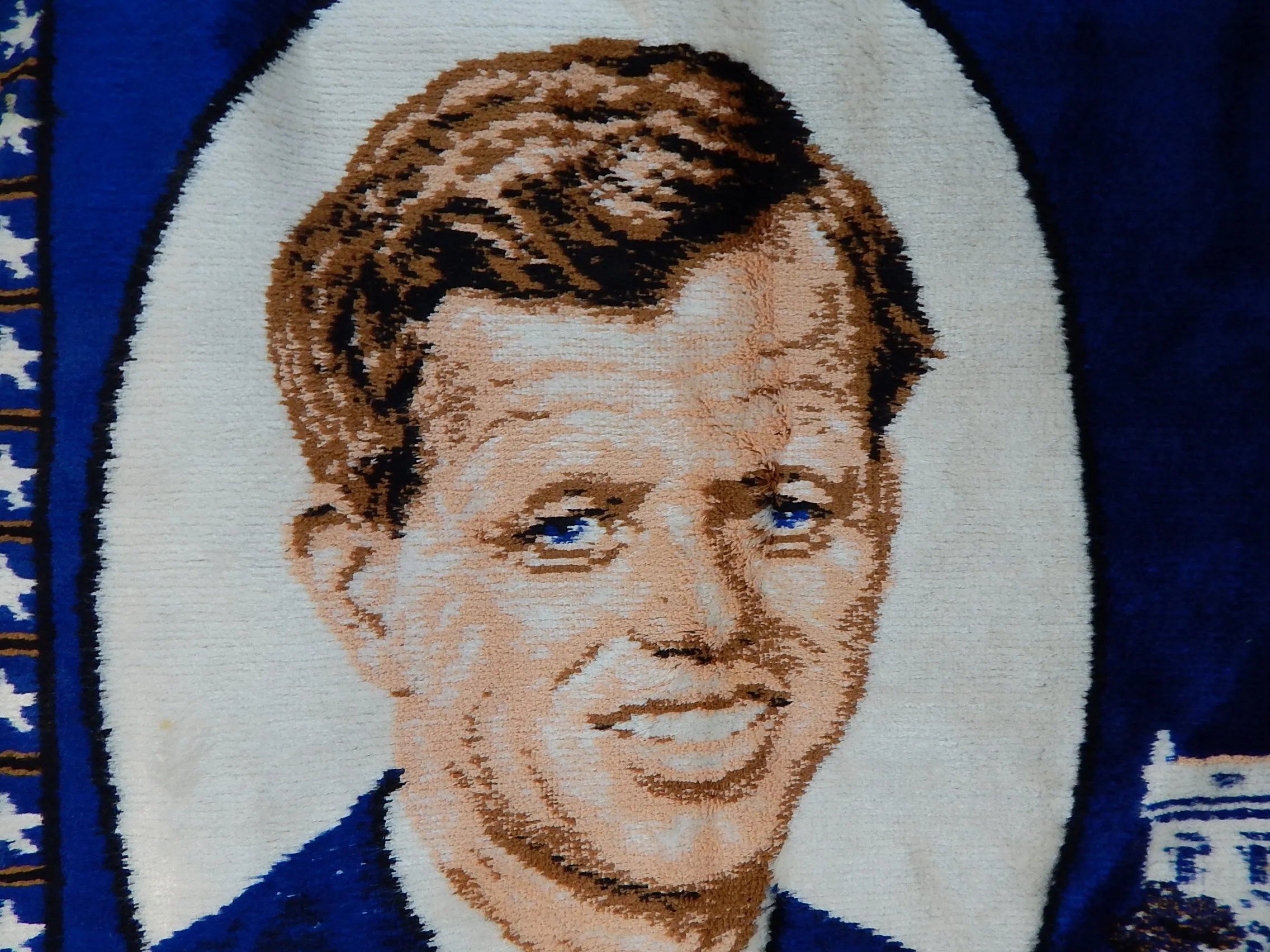 Vintage John and Robert Kennedy Wall Hanging